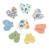 Mitaines pour bébé de couleur unie imprimées, vente en gros, tissu en coton de bambou personnalisé pour nouveau-né, gants Super doux pour bébé, automne et hiver