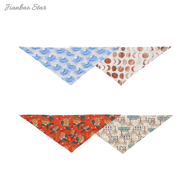 Bavoir d'alimentation pour bébé en bas âge, tricoté Super doux, mignon, triangulaire, pour garçons et filles