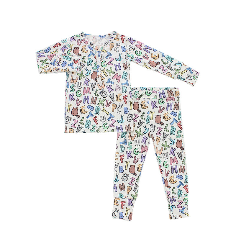 Ensemble de vêtements d'automne pour bébés et enfants, hauts à manches longues et pantalons longs, 2 pièces, vêtements conviviaux avec un joli motif