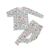 Ensemble de vêtements d'automne pour bébés et enfants, hauts à manches longues et pantalons longs, 2 pièces, vêtements conviviaux avec un joli motif