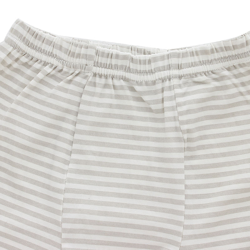 Offre spéciale, vêtements pour nouveau-né, rayures horizontales, pyjama 2 pièces, manches longues, 100% coton, ensemble de vêtements pour nourrissons