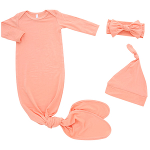 Une série de pyjamas pour bébé, ensembles 3 pièces, barboteuse avec bandeau et chapeau, à col enveloppe, offre spéciale