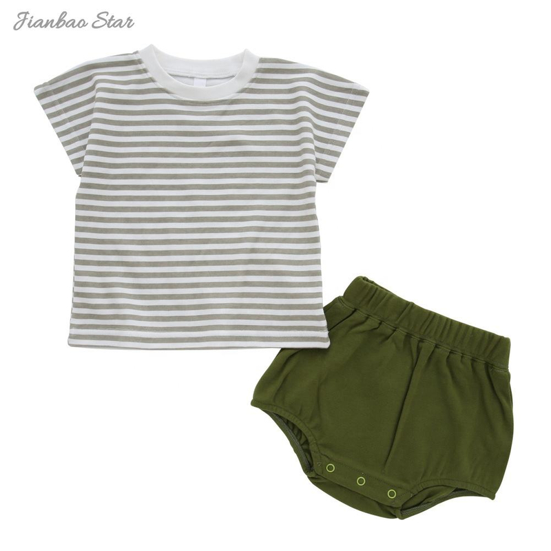 Bébé garçons pyjamas ensemble belle enfants costume ensemble usine directe bambou coton 2 pièces à manches courtes ensemble de vêtements de sport