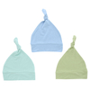 Chapeaux de bébé en gros tissu de bambou couleur unie douce décoration faciale OEM chapeaux de bébé unisexes personnalisés pour toutes les saisons