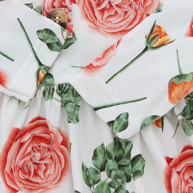 Vente en gros à manches longues bébé filles vêtements ensemble usine écologique causal bébé pyjamas ensemble bambou spandex coton tissu vêtements