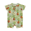 Viscose de bambou tricotée Extra douce, vêtements de plage légers d'été, Style manches courtes, costume unisexe pour bébé, ensemble barboteuse pour bébé