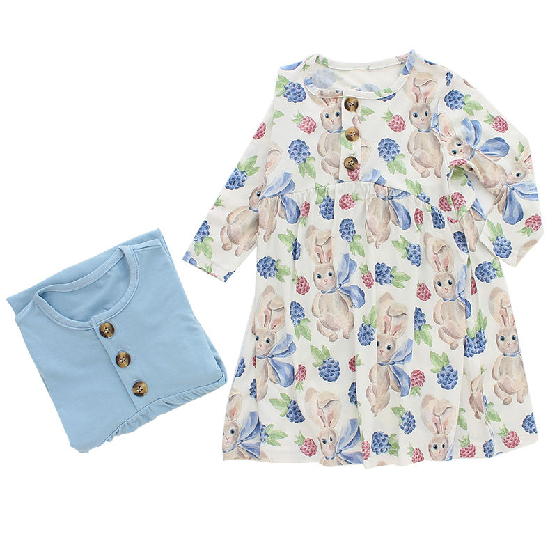 Design mignon bébé fille robe de fête décontractée vestiges