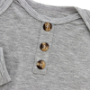 Style classique bébé hauts en gros couleur unie vêtements de nuit bambou coton à manches longues T-shirt OEM conception personnalisée bébé enfants vêtements
