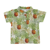 T-shirt Polo de Style classique, vêtements de nuit à manches courtes en coton et bambou pour bébé de 0 à 24 mois, vente en gros, motif personnalisé