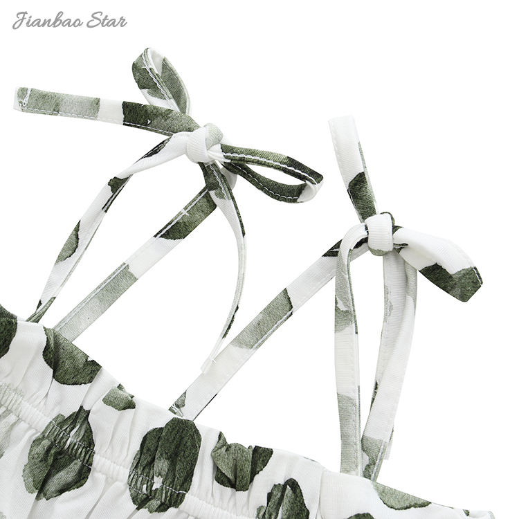 Ensembles de pyjamas pour nouveau-né, quantité OEM, hauts tricotés d'été pour filles, ensembles de vêtements 2 pièces pour bébé