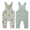 Coton de bambou coton biologique OEM imprimer bébé enfant en bas âge garçon et fille jarretelle bébé barboteuse bébé costume