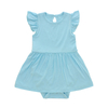 Robe à volants pour bébés filles, personnalisée directement d'usine, couleur unie, Texture douce, élégante, belle Boutique, vente en gros, ensemble barboteuse pour bébé