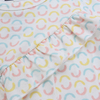 Robe à manches longues pour petites filles, Style hiver, Design à volants, joli imprimé, pour bébés en bas âge