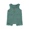 Vêtements d'été pour bébés, motif de couleur personnalisé, sans manches, avec boutons à bretelles, ensemble barboteuse pour filles et garçons, vente en gros