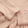 Usine nouveautés de haute qualité à volants en gros 100% coton hiver robes de douche de bébé manches robes de bébé robe de poupée de bébé