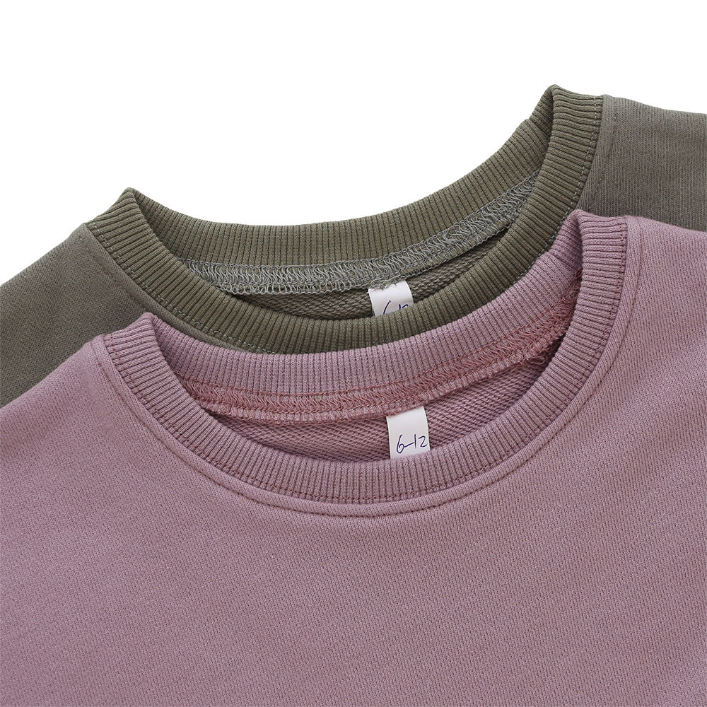 T-shirt classique 100% coton, couleur unie, vêtements de nuit, coton biologique en bambou, hauts à manches courtes pour bébés et enfants