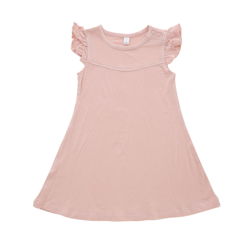 Design à volants bébé fille robe de fête décontractée