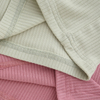 Bambou côtelé unisexe respectueux de la peau manches courtes hauts Shorts bébé et enfants tenues d'été 2 pièces ensemble de vêtements