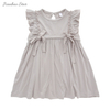 Personnaliser en gros nouveau Style été couleur motif sans manches belle jarretelle bébé filles robe doux nourrissons vêtements
