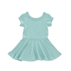 Robe d'été pour bébés filles, col rond, ligne a, vêtements pour enfants, avec conception d'impression personnalisée, vente en gros
