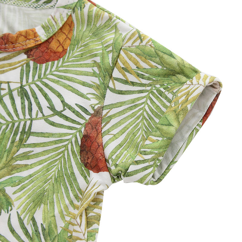 Viscose de bambou tricotée Extra douce, vêtements de plage légers d'été, Style manches courtes, costume unisexe pour bébé, ensemble barboteuse pour bébé