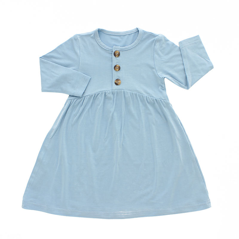 Design mignon bébé fille robe de fête décontractée vestiges