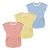 Barboteuse en coton et bambou pour bébés, vêtements à manches courtes, couleur unie, doux, personnalisable, acceptable, vente en gros