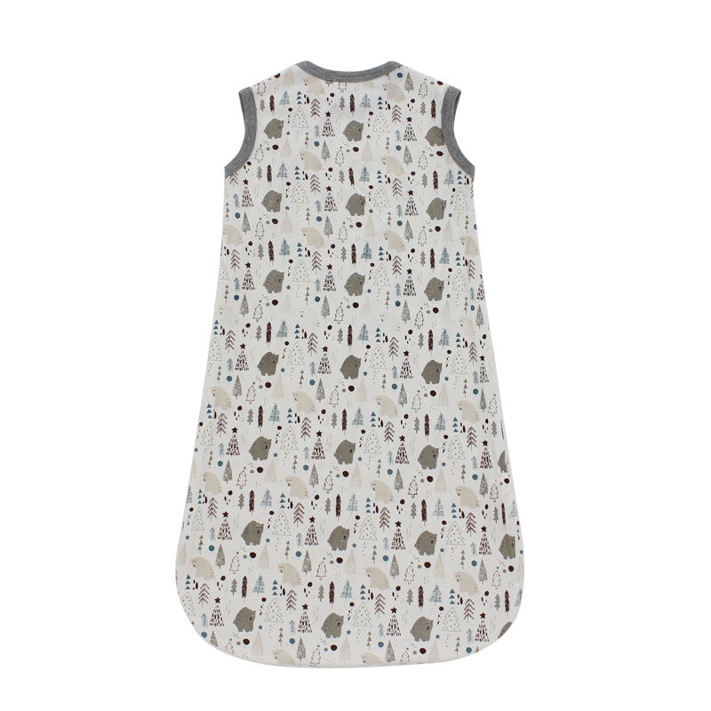 Sac de couchage pour bébé, vente en gros, manches longues, style fermeture éclair, vêtements de nuit pour nouveau-né, vêtements unisexes pour bébés filles et garçons, impression personnalisée