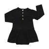 Style décontracté bébé barboteuse belle bébé filles vêtements avec robe mode bébés enfants enfants jarretelles bambou vêtements