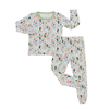 Ensemble pyjama pour nouveau-né et enfant en bas âge, haut et pantalon à manches longues, vêtements de nuit pour garçons et filles, 2 pièces, vêtements OEM, automne et hiver