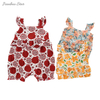 Barboteuse sans manches à volants pour bébé fille, nouvelle version printemps été, coupe incroyable et Style doux, tissu en coton de bambou, vêtements pour bébé fille