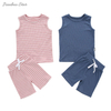 Ensemble de costume d'été sans manches, 100% coton, confortable, de haute qualité, nouveau Design, type bande, vêtements unisexe pour bébé, offre spéciale, vente en gros