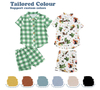 Polo à manches courtes pour bébés et enfants, chemise et Short avec poche, costume d'été à col rabattu pour enfants