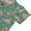 Bambou coton tricoté bébé garçon printemps été vêtements de haute qualité prix usine impression personnalisée barboteuse OEM Logo pyjamas