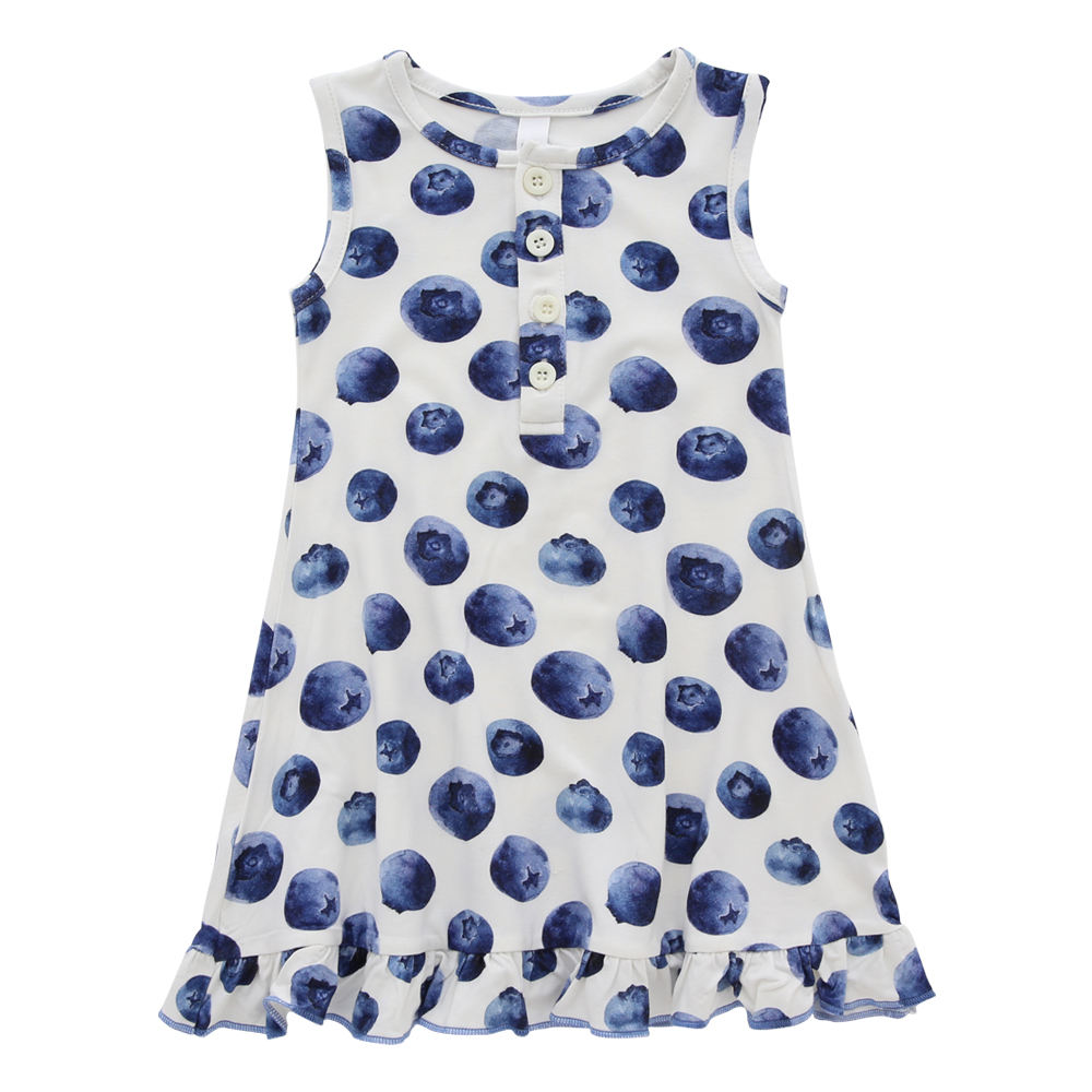 Robe d'été douce et ravissante pour bébés filles, Design imprimé OEM, sans manches, vêtements de Style Floral multicolore pour enfants