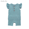 Bambou/Spandex bébé Onesie volants de dos bébé vêtements nouveau-né combinaison aile à manches courtes bébé barboteuse Shortalls