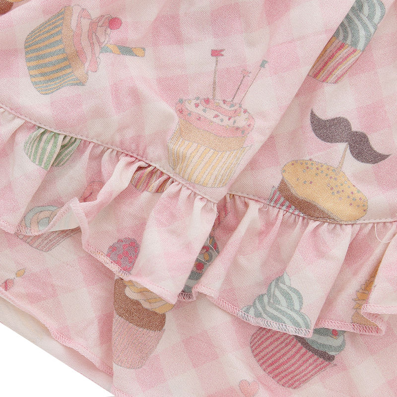 Robe d'été sans manches pour bébé fille, personnalisée, vente en gros, jupe à bretelles en coton et bambou de haute qualité, vêtements doux pour nourrissons