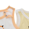 Barboteuse tricotée en coton de bambou pour bébé garçon, vêtements de printemps et d'été sans manches pour nourrissons, joli tigre, impression personnalisée, Direct usine